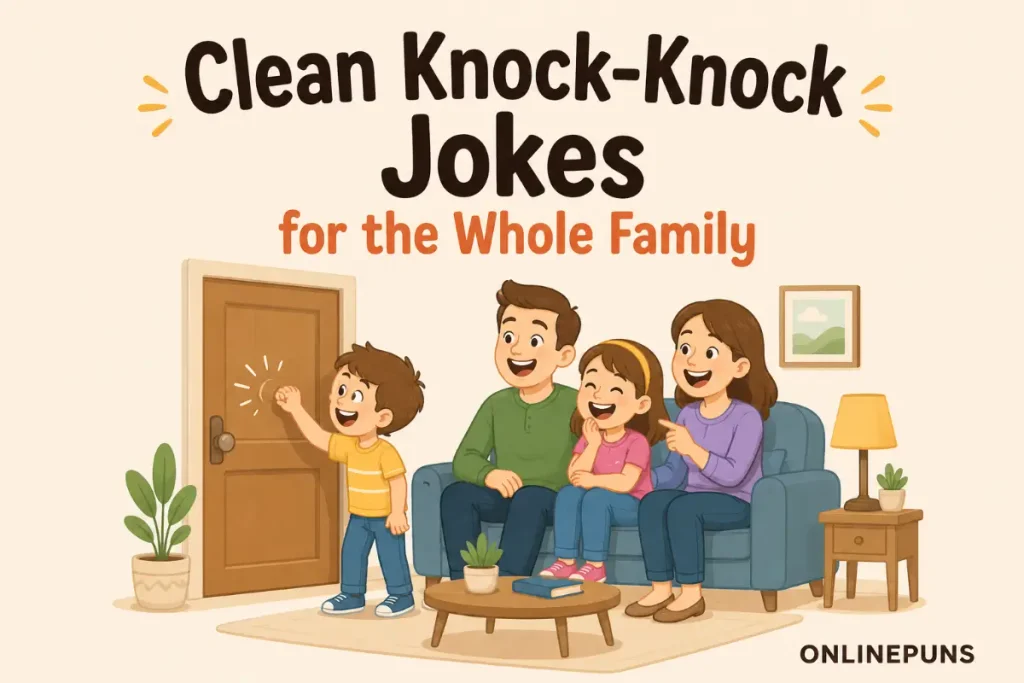 Clean Knock-Knock Jokes for the Whole Family