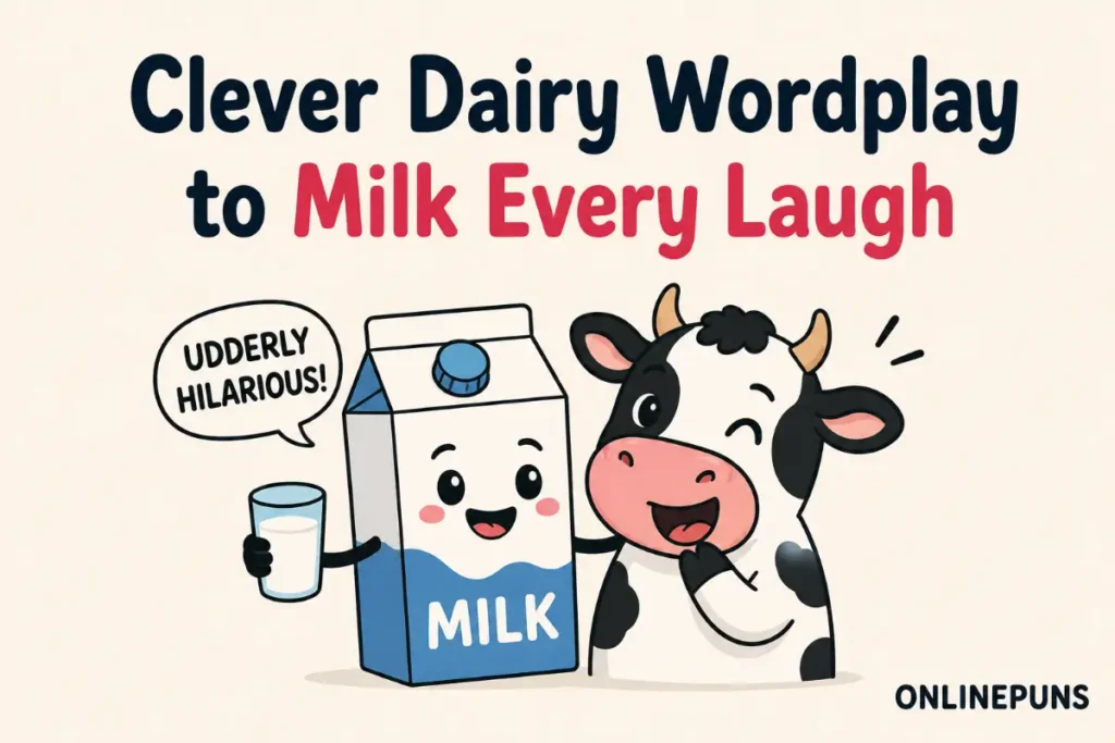 Clever Dairy Wordplay to Milk Every Laugh
