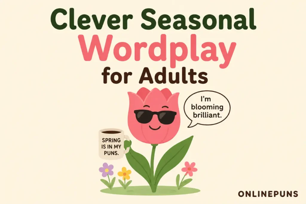 Clever Seasonal Wordplay for Adults