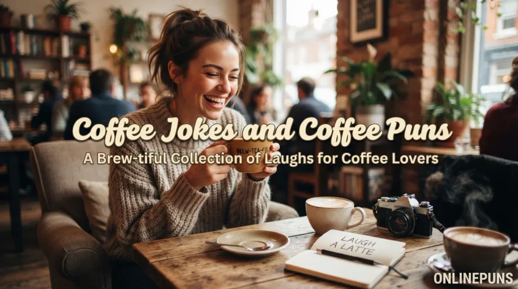 coffee jokes and coffee puns