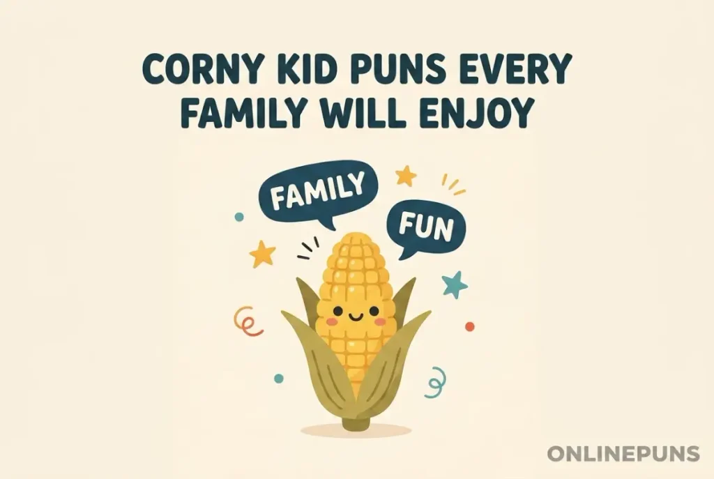 Corny Kid Puns Every Family Will Enjoy