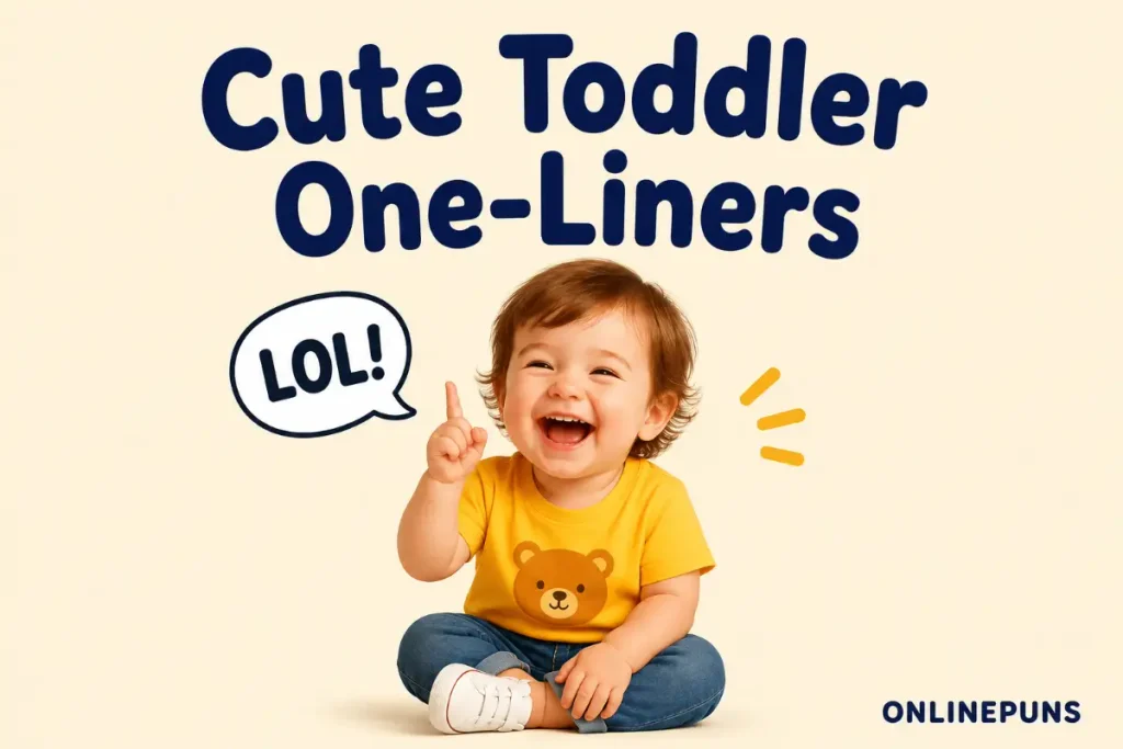 Cute Toddler One-Liners