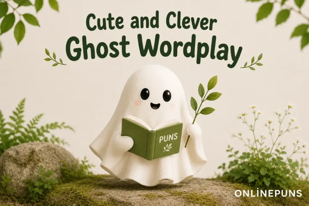 Cute and Clever Ghost Wordplay