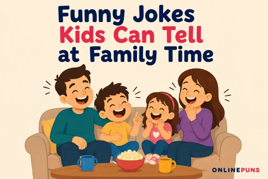 Funny Jokes Kids Can Tell at Family Time