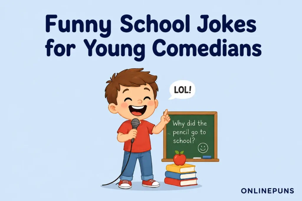 Funny School Jokes for Young Comedians