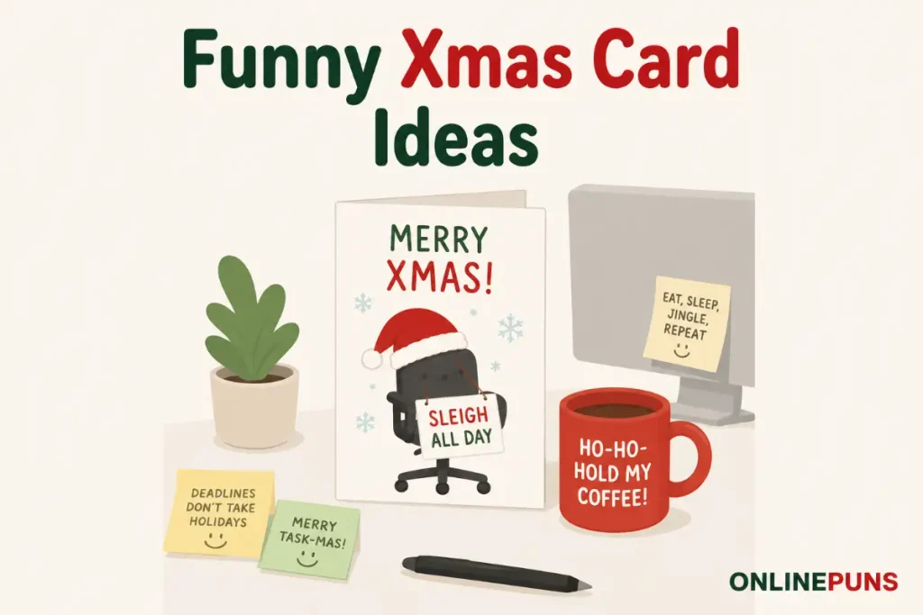 Funny Xmas Card Ideas for Coworkers and Office Friends