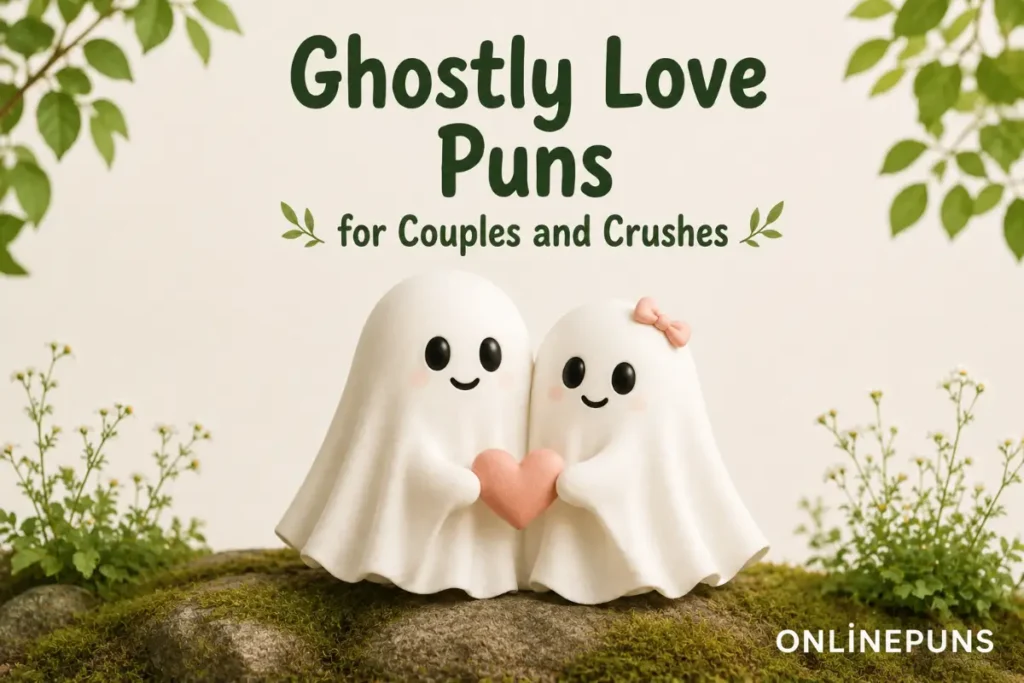 Ghostly Love Puns for Couples and Crushes