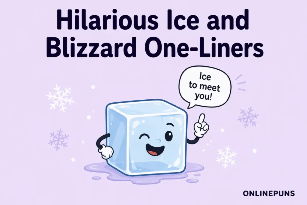 Hilarious Ice and Blizzard One-Liners