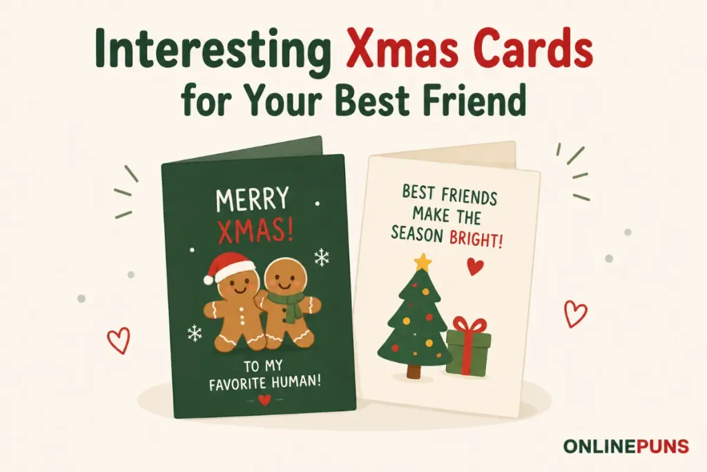 Interesting Xmas Cards for Your Best Friend