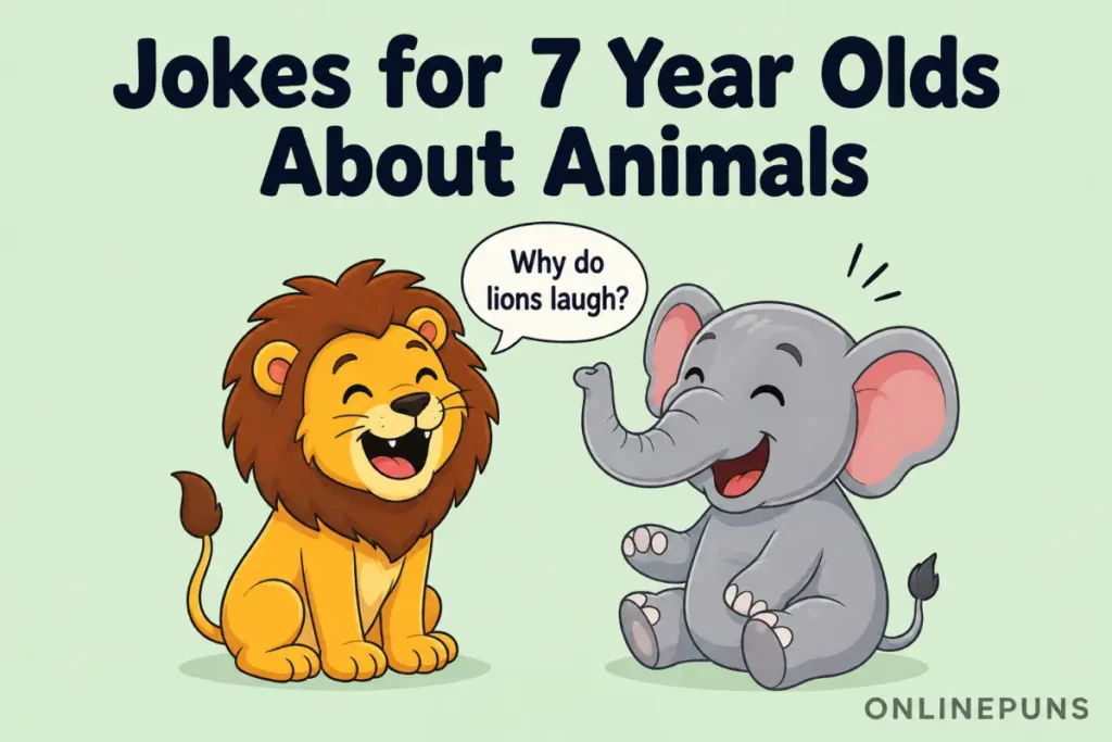 Jokes for 7 Year Olds About Animals
