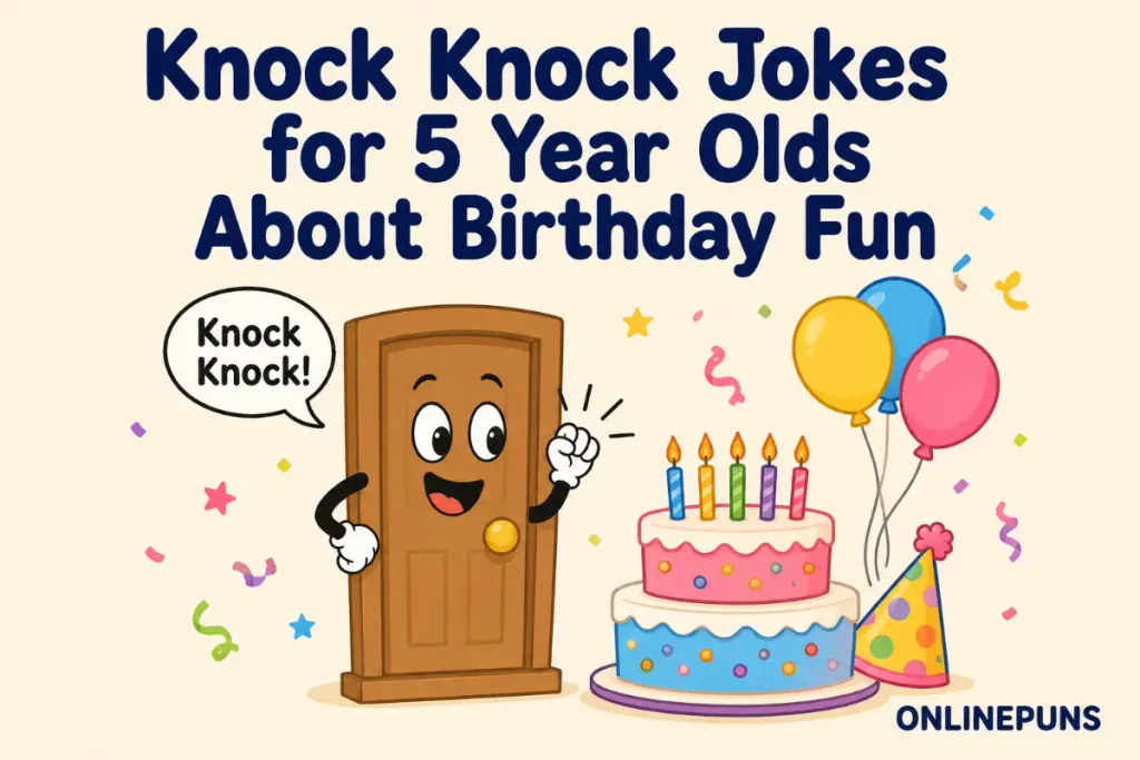 Knock Knock Jokes for 5 Year Olds About Birthday Fun