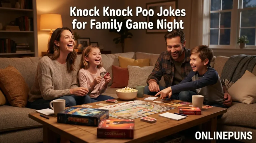 Knock Knock Poo Jokes for Family Game Night