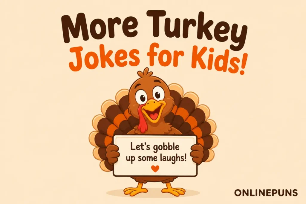 More Turkey Jokes for Kids to Share With Family