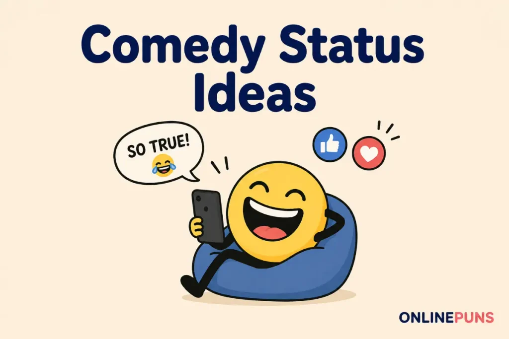 Short Facebook Comedy Status Ideas for Quick Posts