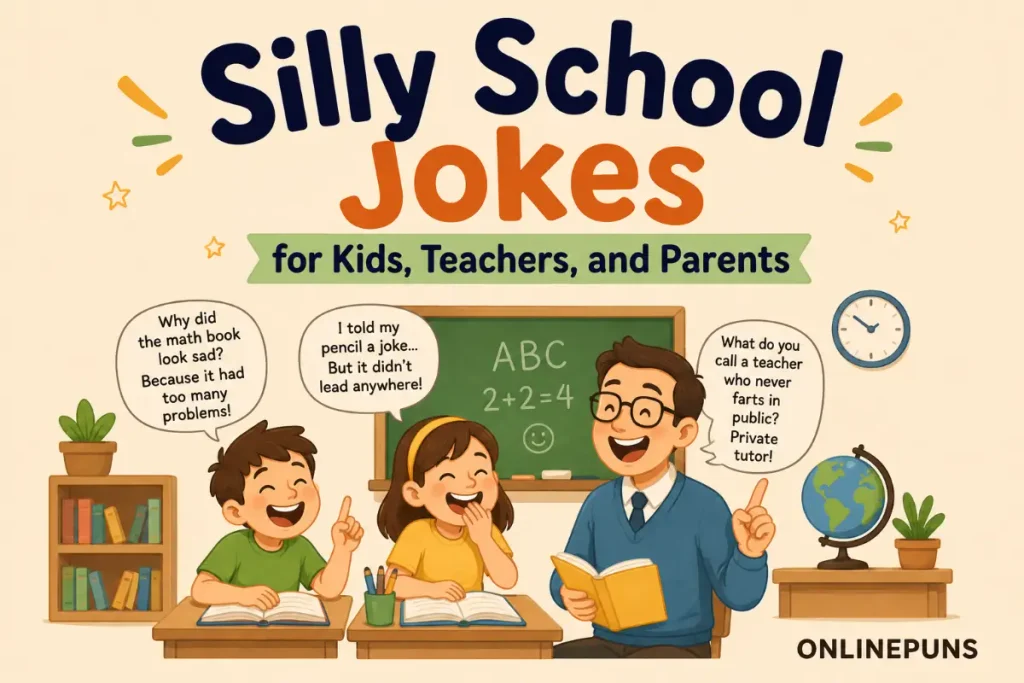 Silly School Jokes for Kids, Teachers, and Parents