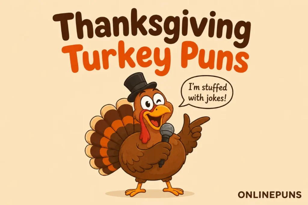 Silly Thanksgiving Turkey Puns for Young Comedians