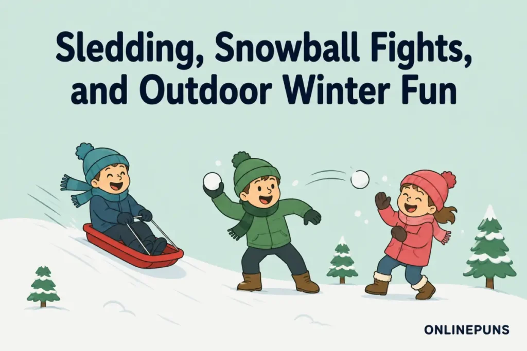 Sledding, Snowball Fights, and Outdoor Winter Fun