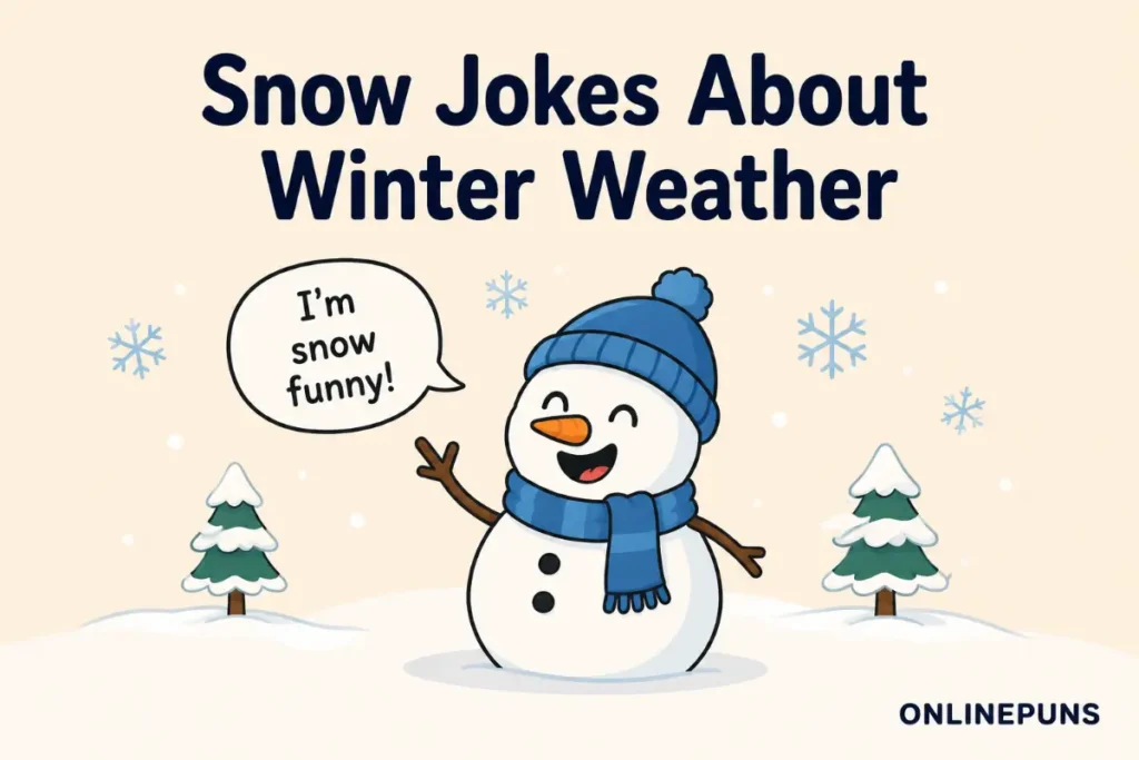 Snow Jokes About Winter Weather