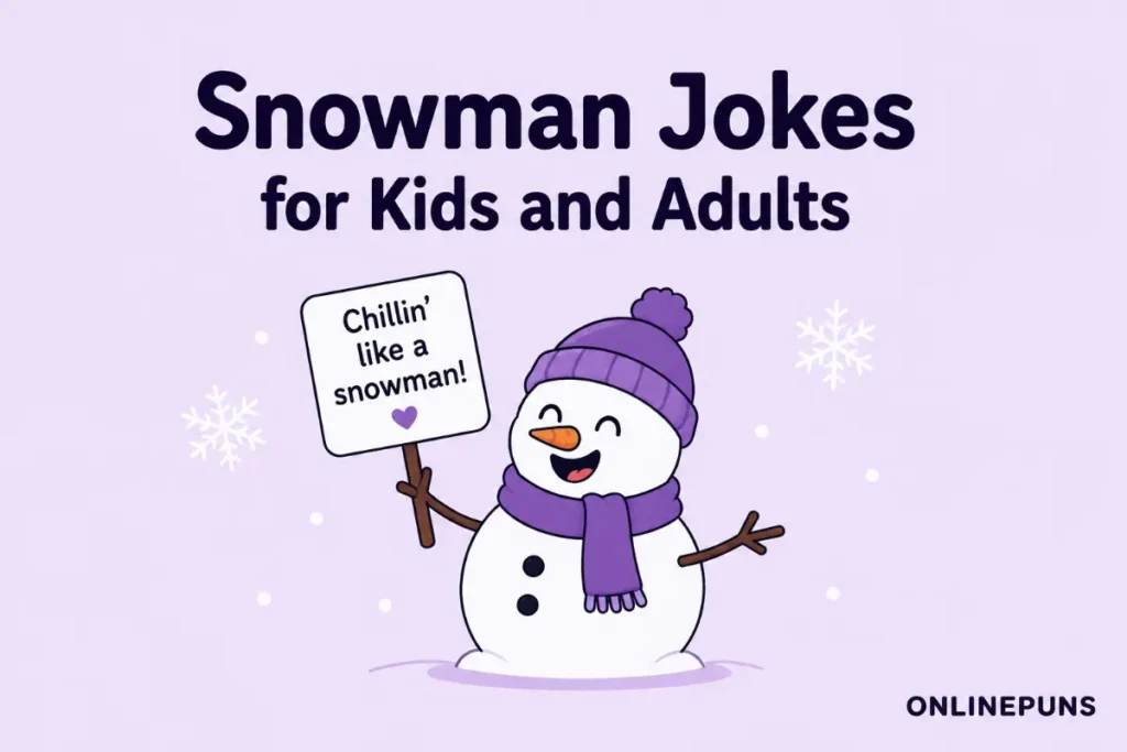 Snowman Jokes for Kids and Adults