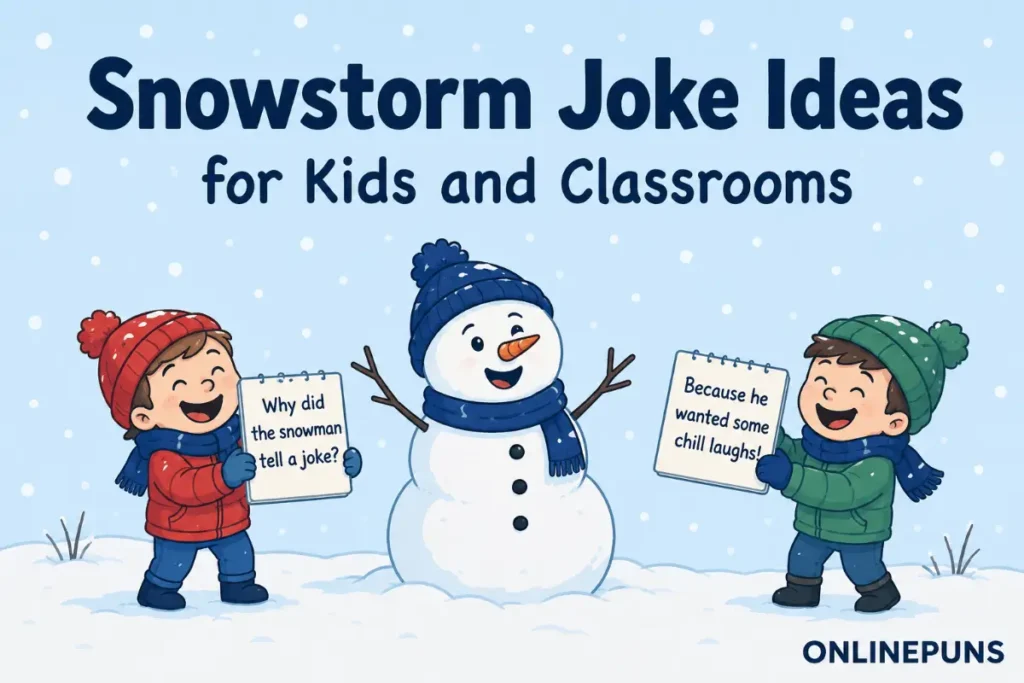 Snowstorm Joke Ideas for Kids and Classrooms