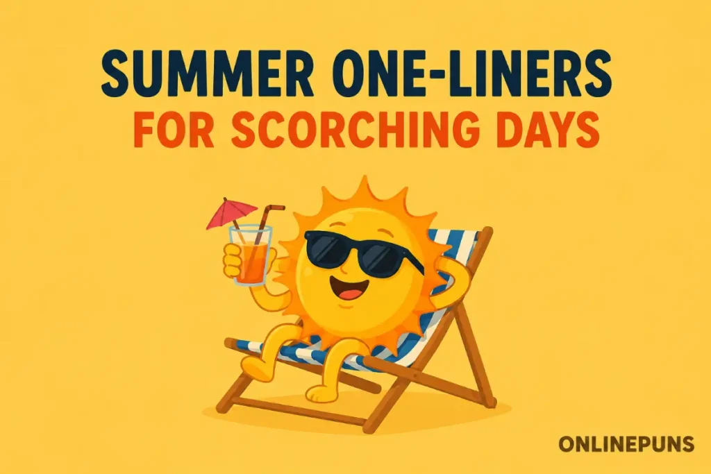 Summer One-Liners for Scorching Days