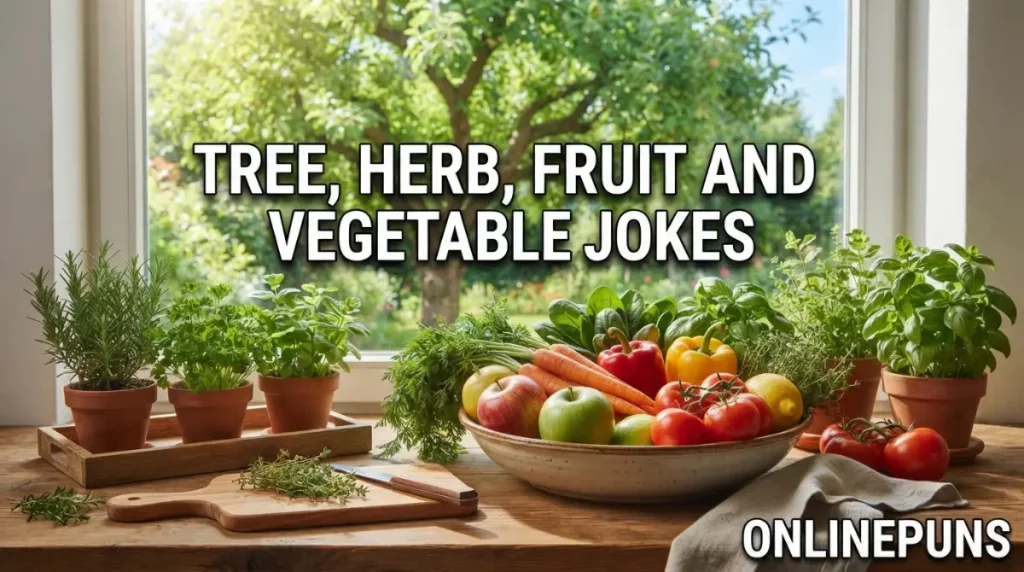 Tree, Herb, Fruit and Vegetable Jokes