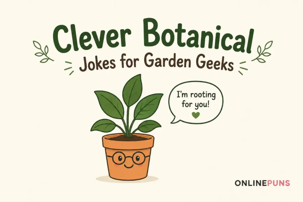 Clever Botanical Jokes for Garden Geeks