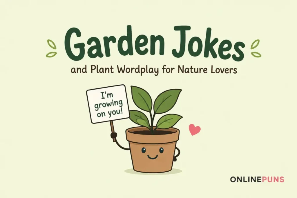 Garden Jokes and Plant Wordplay for Nature Lovers