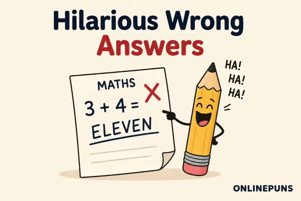 Hilarious Wrong Answers From the Maths Classroom