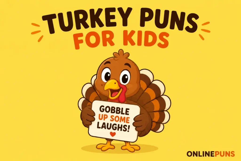 Funny Turkey Puns for Kids and Families