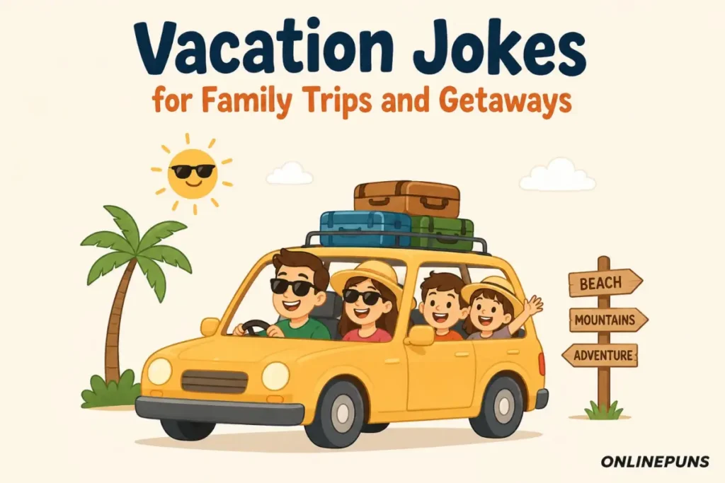 Vacation Jokes for Family Trips and Getaways