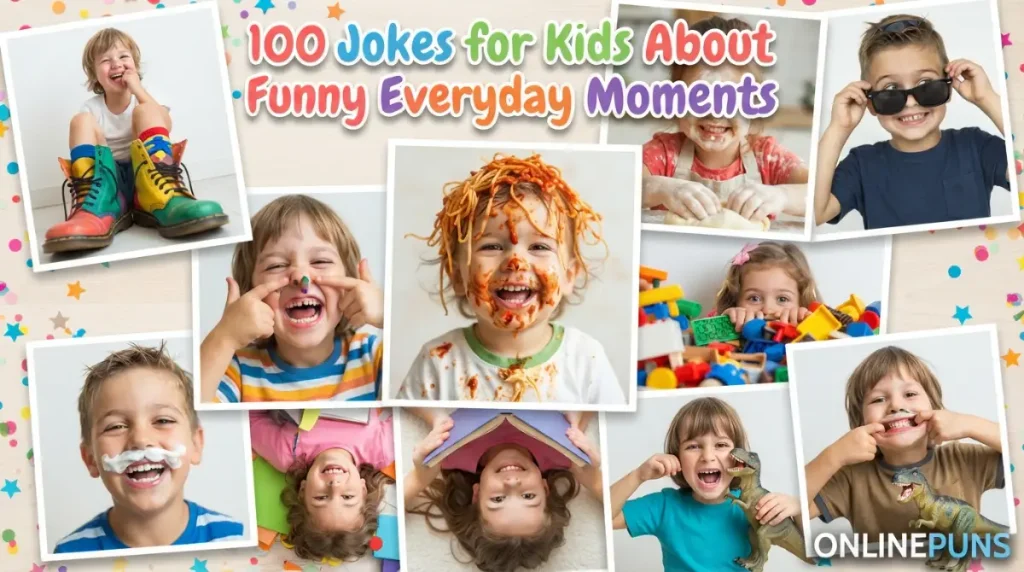 100 Jokes for Kids About Funny Everyday Moments