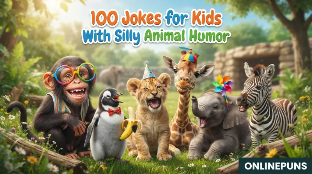 100 Jokes for Kids With Silly Animal Humor