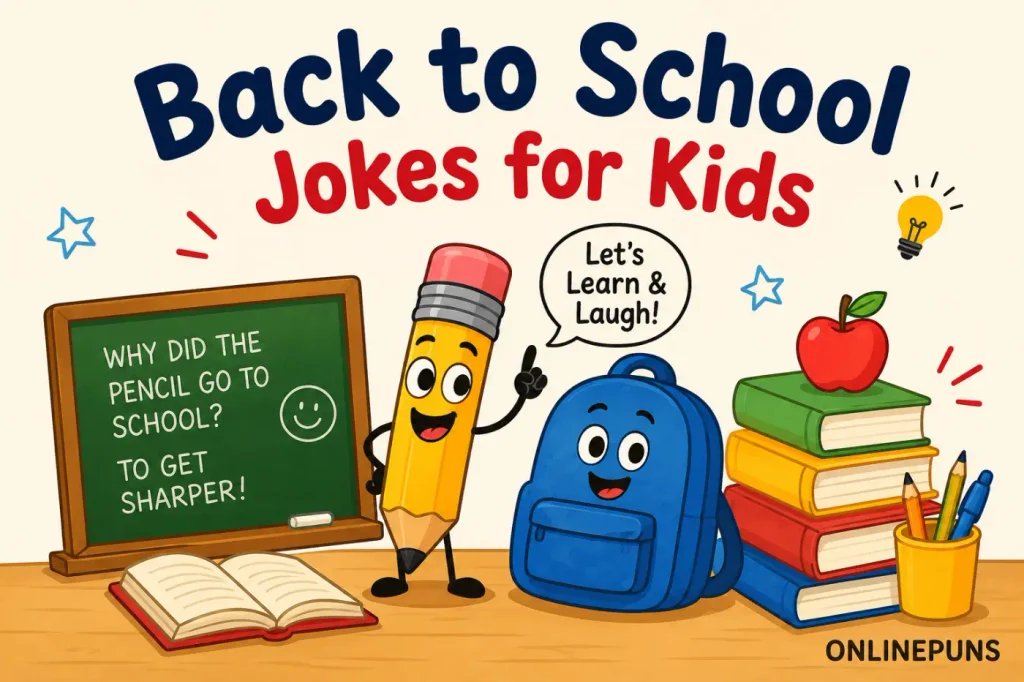 Back to School Jokes for Kids