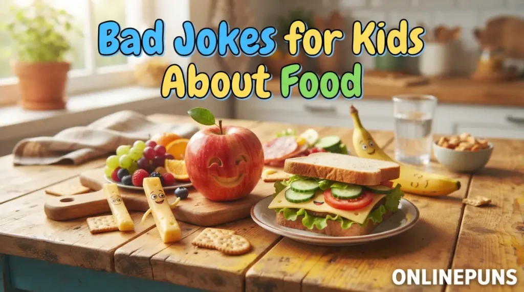 Bad Jokes for Kids About Food