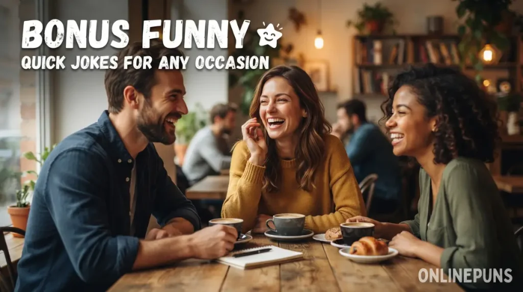 Bonus Funny Quick Jokes for Any Occasion