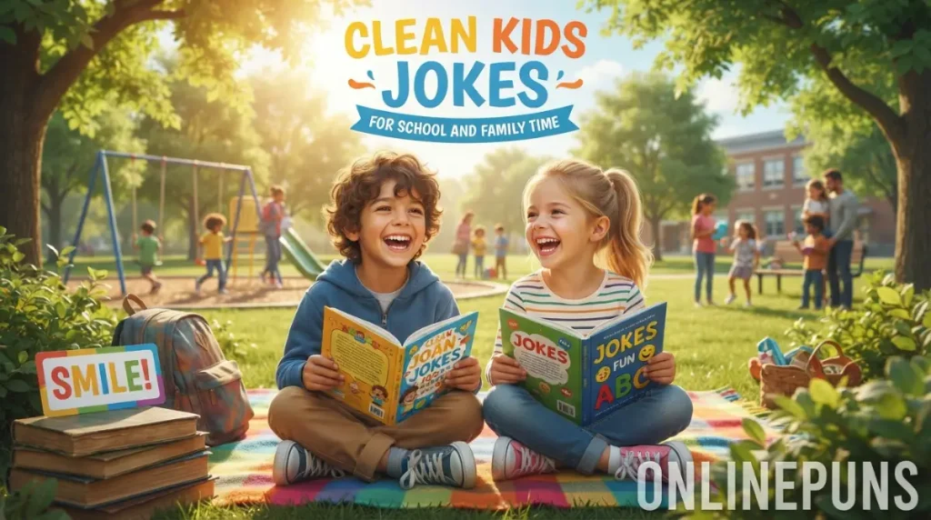 Clean Kids Jokes for School and Family Time