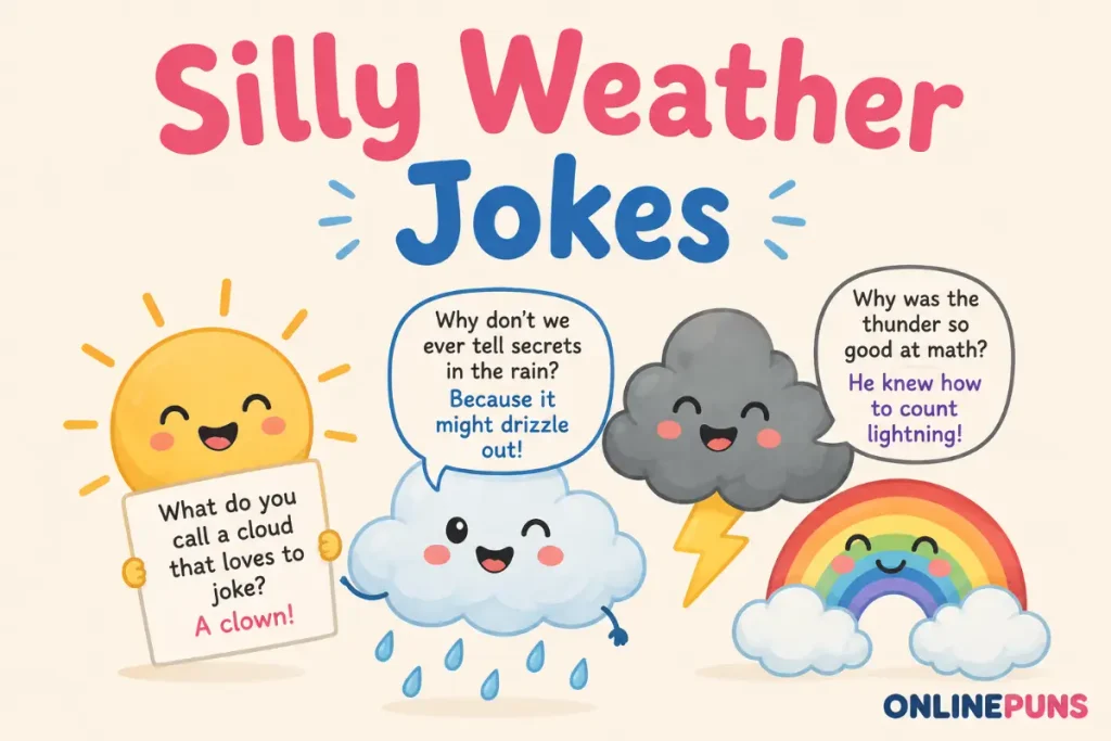 Cute Jokes for Kindergarteners With Silly Weather Fun