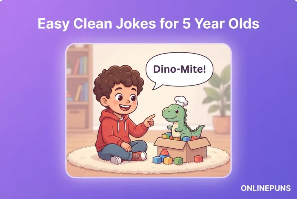 Easy Clean Jokes for 5 Year Olds