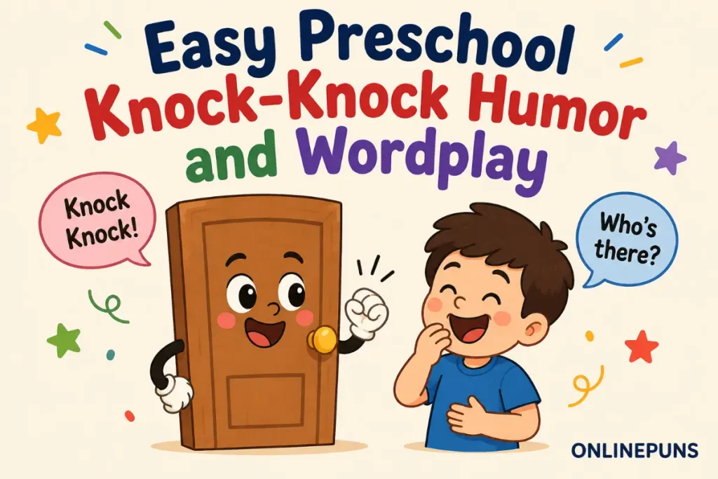 Easy Preschool Knock-Knock Humor and Wordplay