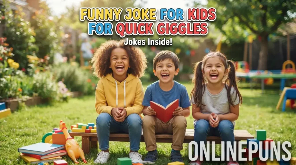 Funny Joke for Kids for Quick Giggles