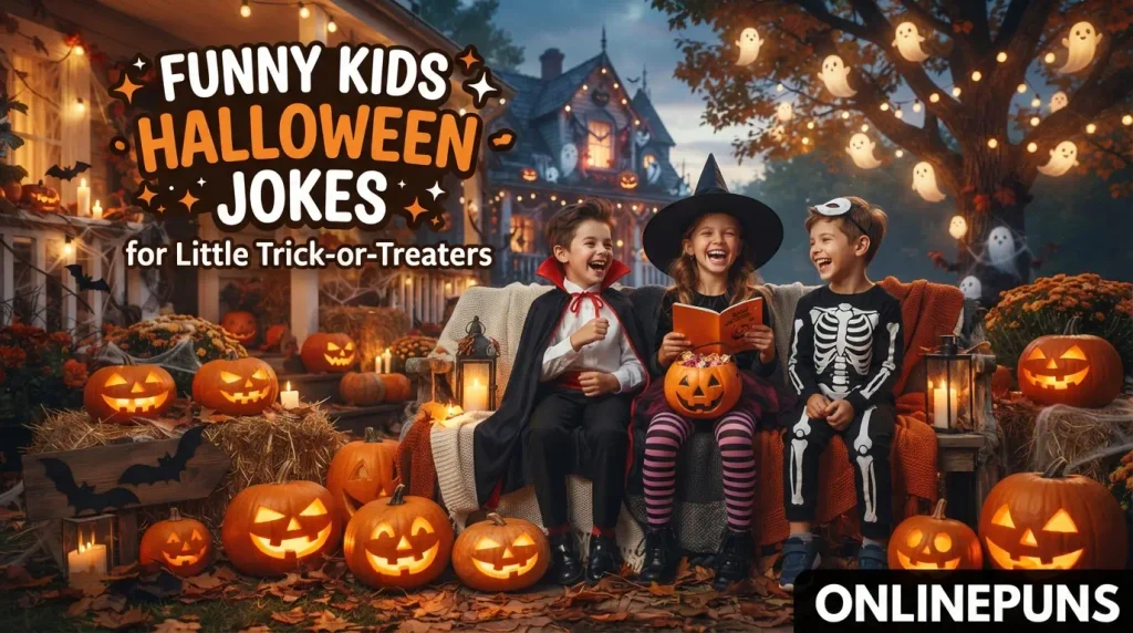 Funny Kids Halloween Jokes for Little Trick-or-Treaters