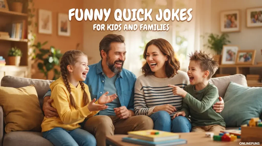 Funny Quick Jokes for Kids and Families