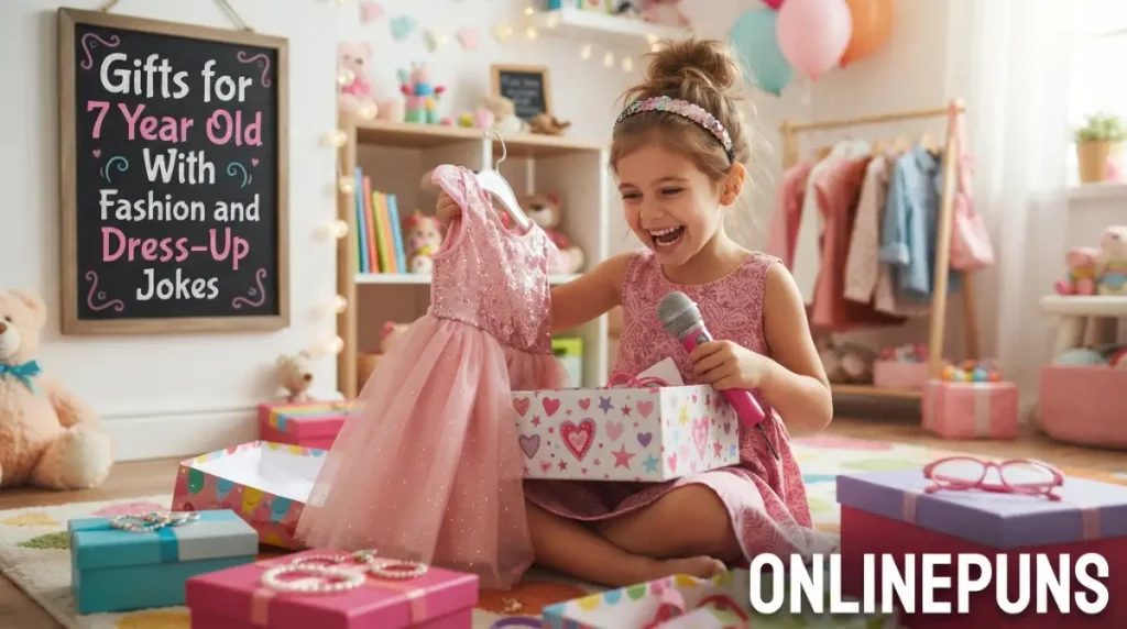 Gifts for 7 Year Old Girl With Fashion and Dress-Up Jokes
