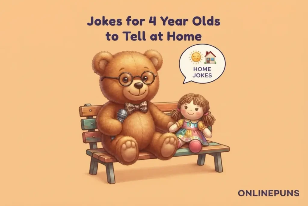 Jokes for 4 Year Olds to Tell at Home
