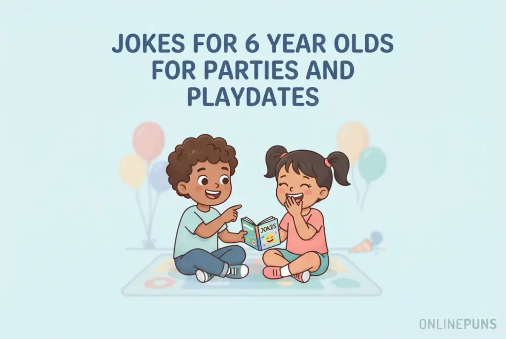Jokes for 6 Year Olds for Parties and Playdates