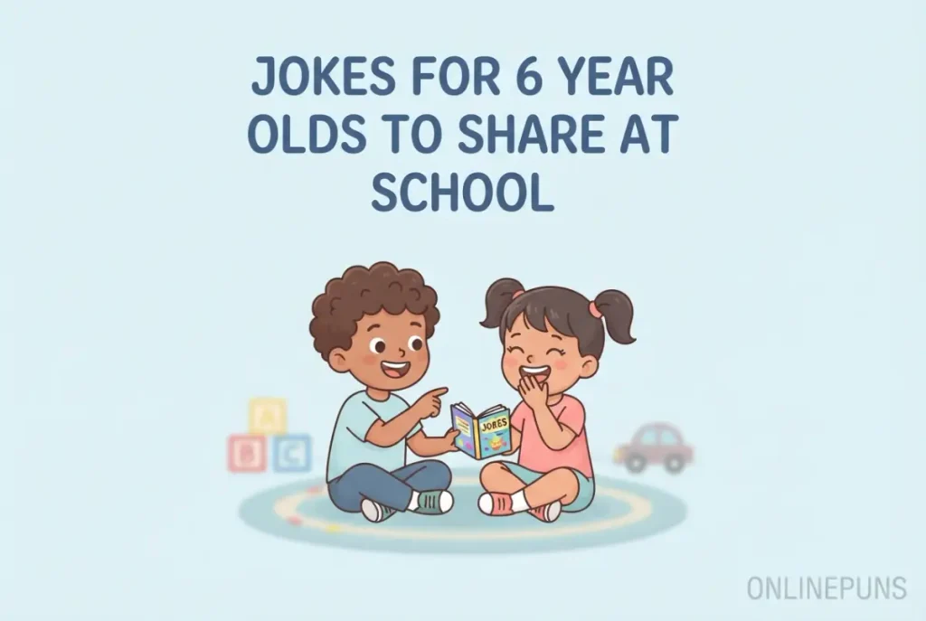 Jokes for 6 Year Olds to Share at School