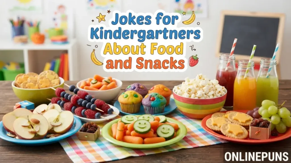 Jokes for Kindergartners About Food and Snacks