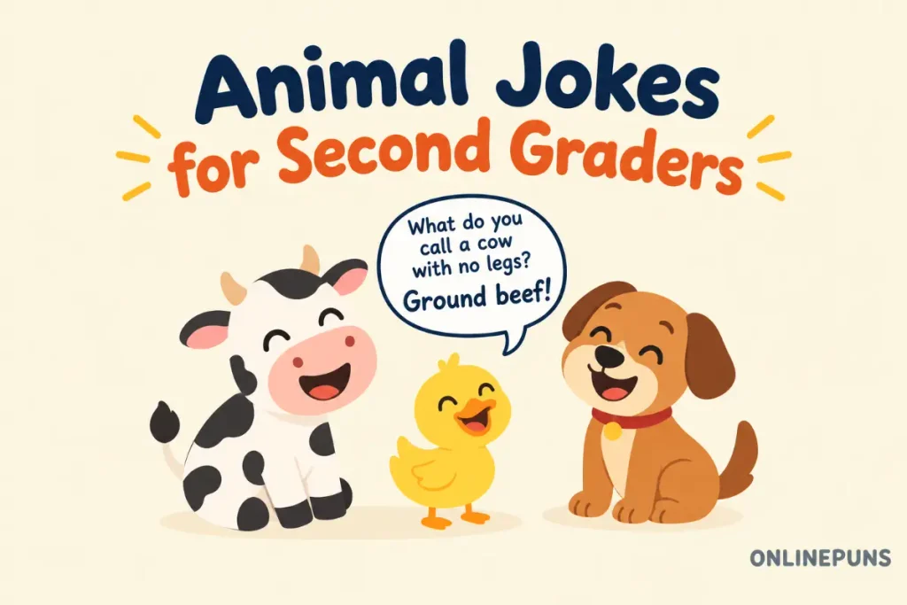 Jokes for Second Graders About Animals