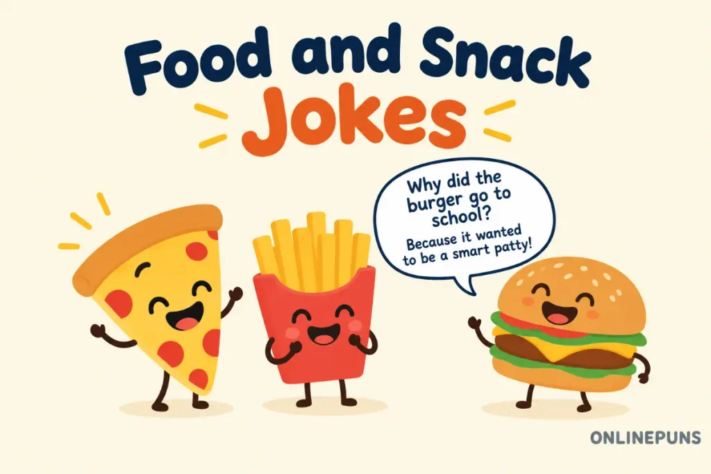 Jokes for Second Graders About Food and Snacks